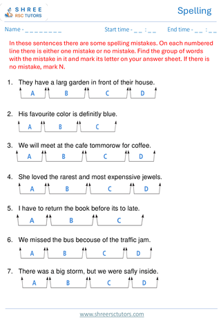Spellings 11+ English8