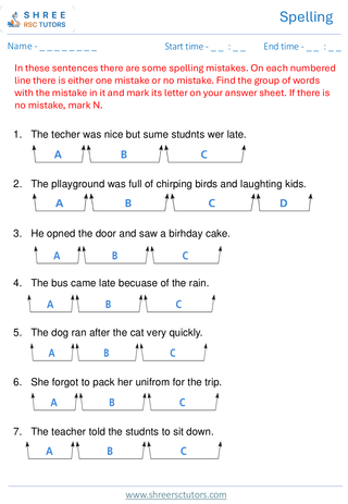 Spellings 11+ English1