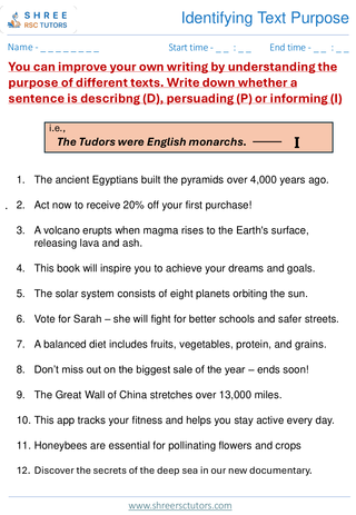 Text Identification  11+ English4
