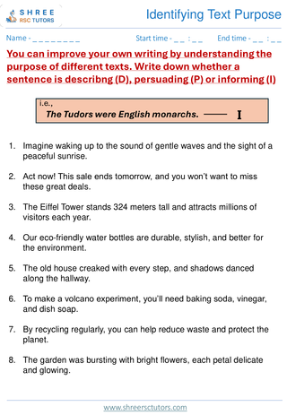 Text Identification  11+ English2