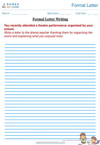 Formal Letter  11+ English5