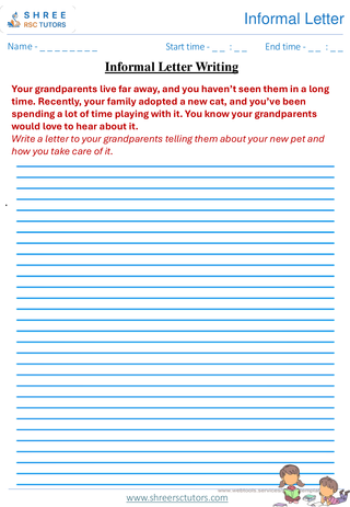 Informal Letter 11+ English2