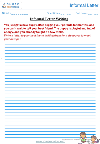 Informal Letter 11+ English1