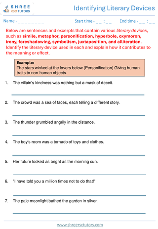 Literary Devices  11+ English4