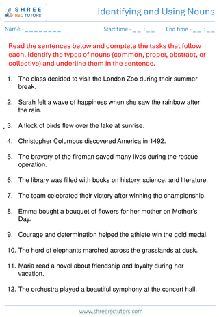 Identifying And Using Nouns  11+ English1