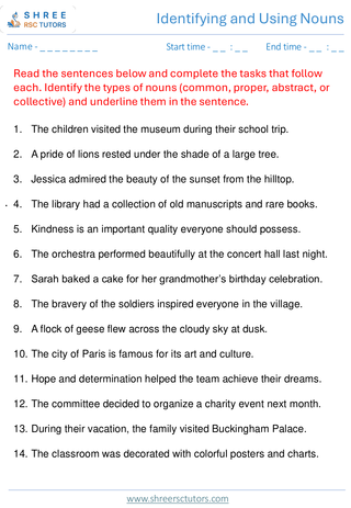 Identifying And Using Nouns  11+ English6