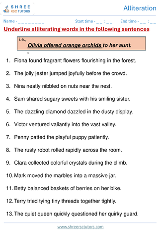 Alliteration  11+ English4