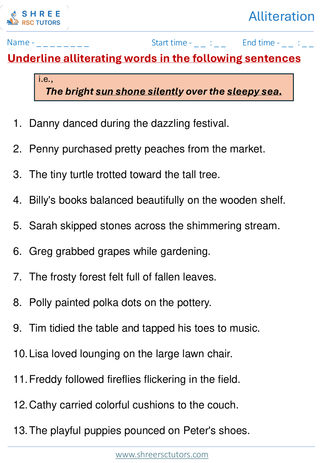 Alliteration  11+ English1