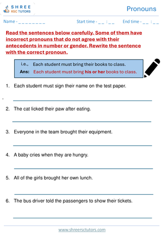 Pronouns   11+ English6