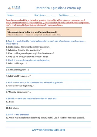 Ironyrq 04 Rhetorical Questions Warmup