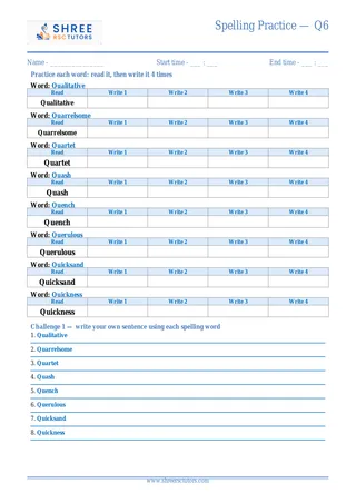 Spelling Practice Q6