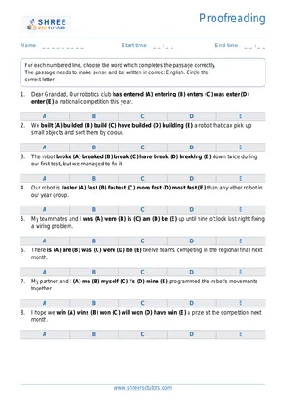 Proofreading Pr19