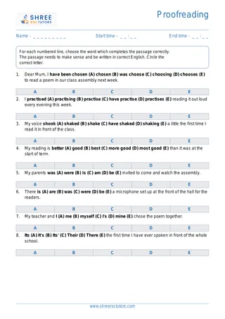 Proofreading Pr20