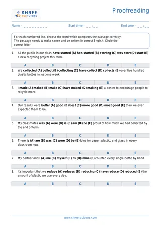 Proofreading Pr25