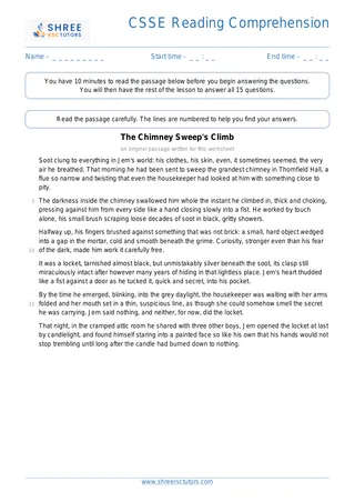 Csse Reading Comprehension Csse6