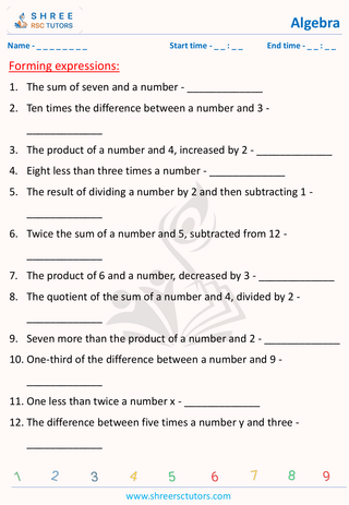 Forming Expression (3)