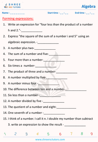 Forming Expression (1)