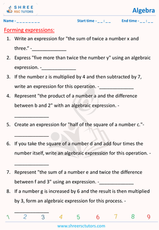 Forming Expression (4)