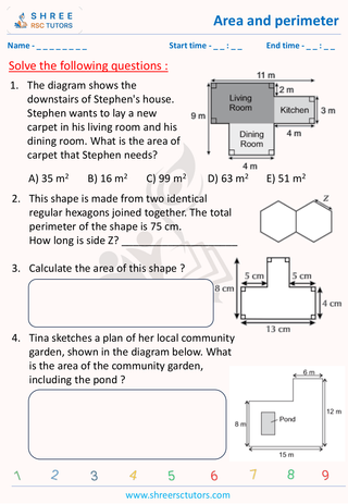Area And Perimeter Of 11 Plus Math (10)