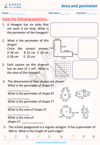 Area And Perimeter Of 11 Plus Math (3)