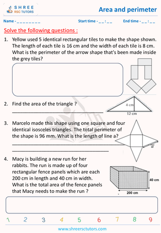 Area And Perimeter Of 11 Plus Math (9)