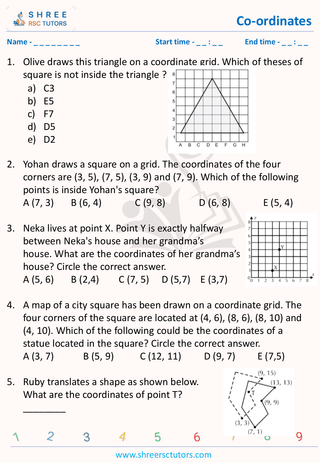 Co Ordinates Geometry 11 Plus (6)