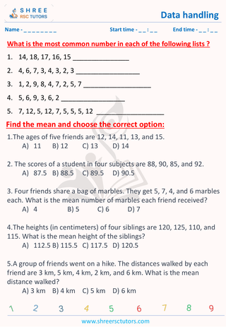 Find Mode And Mean (3)