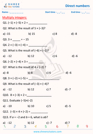 Multiply Integers (4)