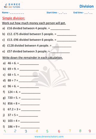 Simple Division  (3)