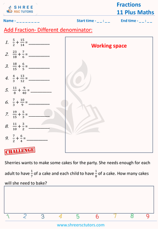 Add Different Denominator (1)