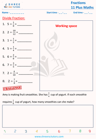 Divide Whole Number By Fraction (1)