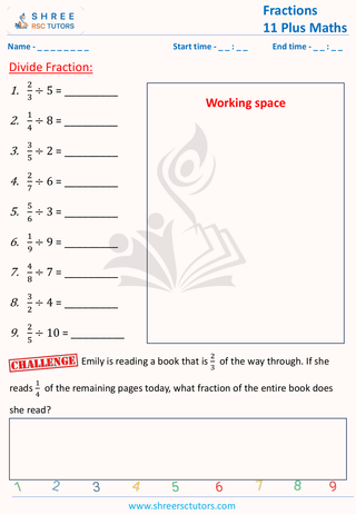 Divide Fraction By Whole Number (2)