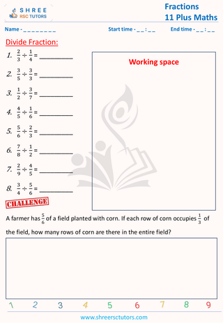 Divide Fraction By Fraction (2)