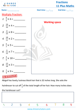 Multiply Fraction By Whole Numbers (3)