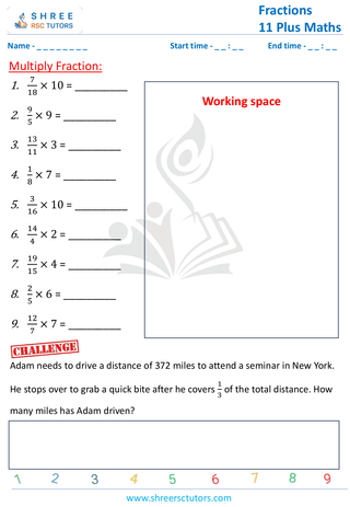 Multiply Fraction By Whole Numbers (4)