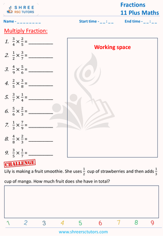 Multiply Fraction By Fraction (2)