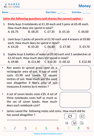 Calculate Money (4)