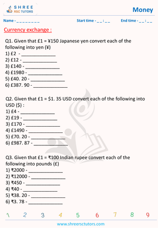 Currency Conversions (3)