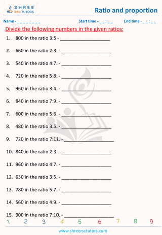 Ratio And Proportion 11 Plus (1)