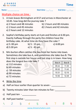 Calculate Time (4)