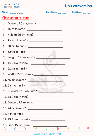 Convert Centimetre To Millimetre (2)