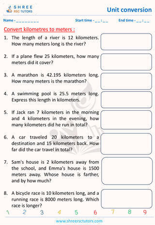 Convert Kilometre To Metre (4)