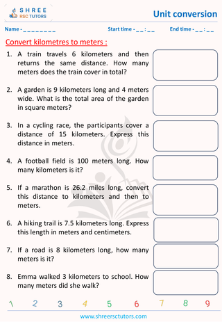 Convert Kilometre To Metre (5)