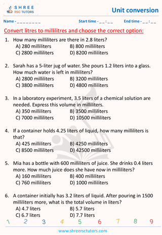 Convert Litre To Milliliters (3)