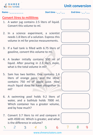 Convert Litre To Milliliters (5)