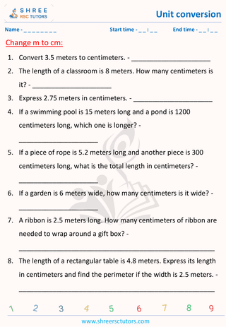 Convert Metre To Centimetre (4)