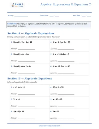 Shree Rsc Tutors Algebra Sheet2