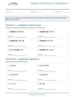 Shree Rsc Tutors Algebra Sheet4