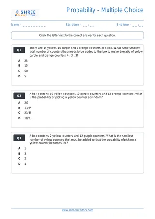 Maths Probability Mcq Set3