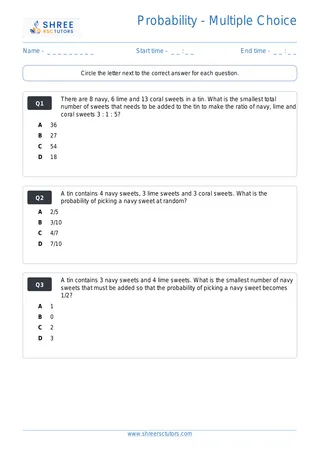Maths Probability Mcq Set6